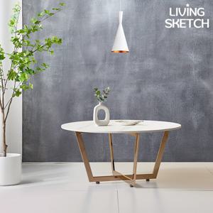 루이비체 700 원형 세라믹 거실테이블 3colors