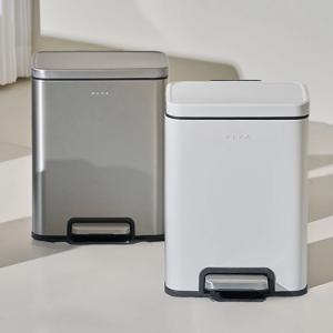 비바 무소음 페달 휴지통 20L+20L 종량제 냄새차단 기저귀 인테리어