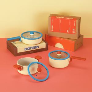 대니쉬 IH 인덕션 3종세트(18편수+18양수+20멀티팬)