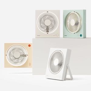 마그넷 스퀘어 탁상용 무선 선풍기 휴대용 주방 사무실 미니