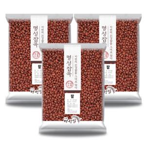프리미엄 국내산 팥 3kg (1kg x 3개) 적두