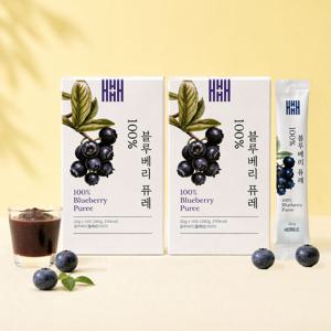헤밀레 통째로 100% 블루베리 퓨레 스틱 14포 2박스