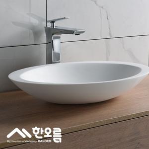 레진 아크릴 인조대리석 직사각 언더볼 세면대 1230020