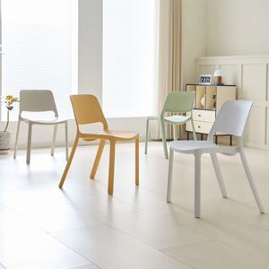 티노 식탁의자 가볍고 편한 사출 플라스틱 카페 인테리어 의자