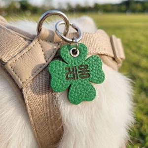행운의 클로버 레이저각인 인식표