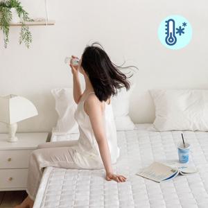 아이스 실크 기능성 냉감 여름 패드 (접촉냉감, 뒷면밴딩)