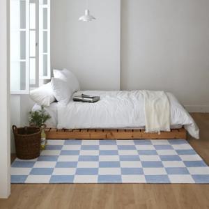 [리퍼] 도티 빅 체크 인테리어 워셔블 거실 러그 - 3size