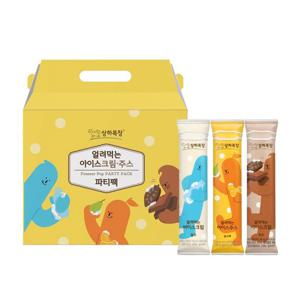 상하목장 얼려먹는 아이스크림 혼합 세트 (밀크,초코,귤배 각 6개입)