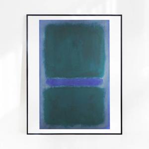 마크 로스코 BlueGreen, Blue on Blue Ground 56 x 71 cm