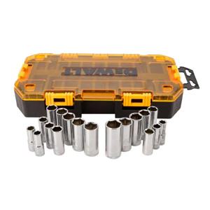 DWMT73812 롱소켓 세트 9.5mm(3/8) 20PCS (Metric&SAE) 복스