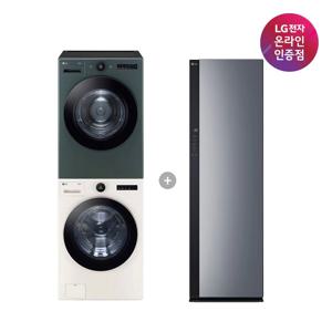 LG 트롬 세탁건조기 세트+스타일러 (FX24ENR-GNG+SC5GMR52)