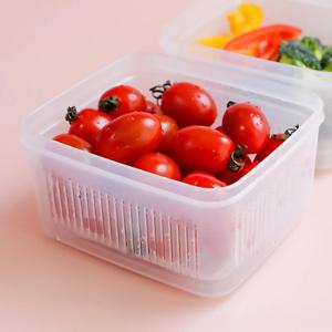 채반 사각 용기 1100ml 야채 과일 보관 캐니스터