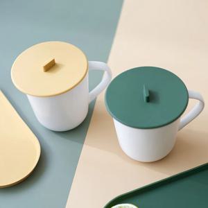 4개입 실리콘 컵뚜껑 머그컵 커버 덮개 머그리드