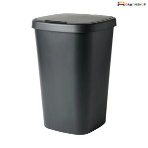 LOVKVAST 뚜껑이 있는 대형 휴지통 (50L/공간분리가능)/쓰레기통