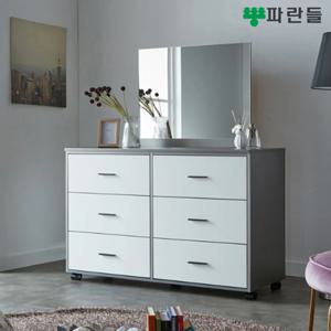 파란들가구 3단2칸 1200 서랍장(E) 2칸3단서랍장(E) 광폭서랍장