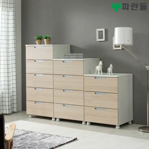 파란들가구 600 속깊은 3단/4단/5단서랍장(A) 광폭서랍장 택1