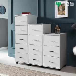 파란들가구 400 속깊은 3단/4단/5단서랍장(E) 광폭서랍장 택1