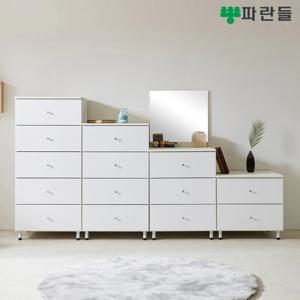 파란들가구 600 속깊은 2단/3단/4단/5단서랍장(D) 광폭서랍장 택1