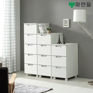 파란들가구 400 속깊은 3단/4단/5단서랍장(A) 광폭서랍장 택1