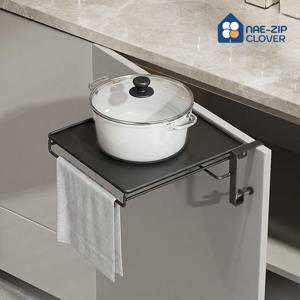 틈새핏 접이식 도어 선반 슬라이딩 싱크대 하부장 정리 양념통 주방 욕실