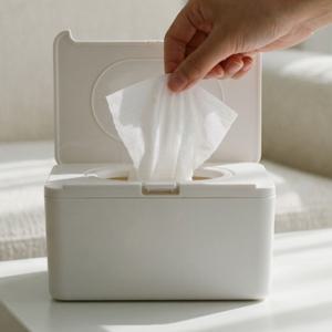 물티슈 케이스 휴지케이스 집들이선물 티슈 커버 케이스 커버 원터치 이중밀폐 캠핑 휴지