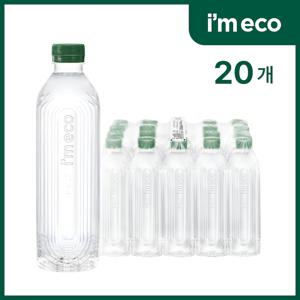 아임에코샘 무라벨 생수 500mL x 20병 프리미엄 사탕수수 100% 용기