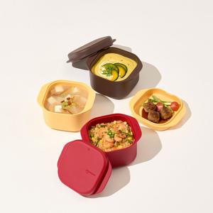 국내생산 전자레인지 간편 완성! 이지웨이 실리콘 찜기 팟 900ml