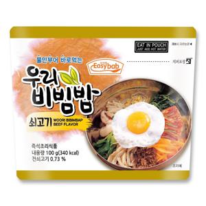 우리비빔밥 쇠고기 전투식량 비상식량 간편식 등산 캠핑