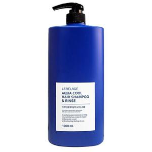 면세점 입점 두피 수분케어 아쿠아 쿨 헤어 샴푸 린스 겸용 1000ml