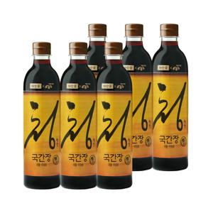 해찬들 청장 국간장 780ml x6개