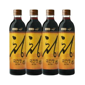 해찬들 청장 국간장 780ml x4개