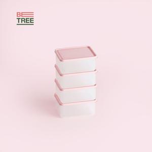 부드럽게 휘어지는 냉동실 정리용기 1000ml 4개