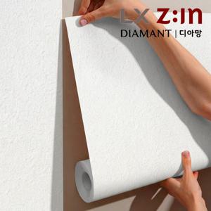 디아망 PR002-01 회벽 화이트 풀바른벽지 셀프도배 붙이는 벽지 두꺼운 실크벽지