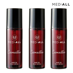메디올 까멜리아 동백 에디션 고농축 손상모케어 에센스 헤어 오일 세럼 55ml 3개