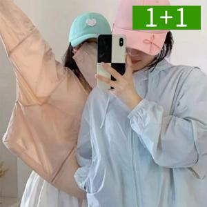 1+1 바람막이 점퍼 자켓 남성 여성 경량 방수 방풍 봄 여름 등산 골프 윈드자켓