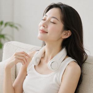 무선 목선풍기 넥팬 넥밴드 목에거는 목걸이형 선풍기 넥풍기 목풍기 충전식