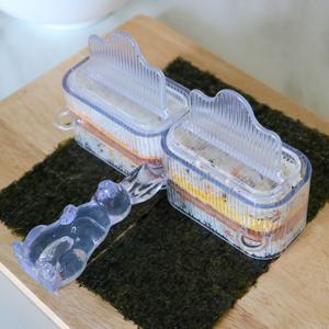 토끼손 스팸 무스비틀 해시브라운 샌드위치 간식 주먹밥 도시락