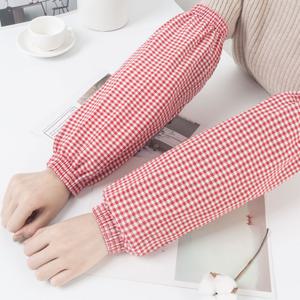 체크무늬 패브릭 미술 작업 원예 면 팔토시 ver2.0
