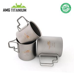 싱글컵 SET(220/320/450ml/케이스포함) 캠핑용품 백패킹 100%티타늄 국내생산