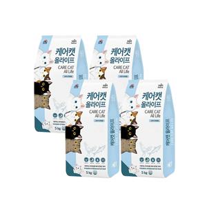 고양이사료 케어캣 올라이프 5kg 4개(총 20kg)