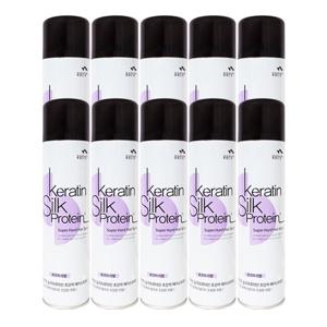 케라틴 실크프로테인 초강력 헤어스프레이 로즈마리향 300ml x10