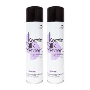 케라틴 실크프로테인 초강력 헤어스프레이 로즈마리향 300ml x2