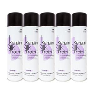 케라틴 실크프로테인 초강력 헤어스프레이 로즈마리향 300ml x5