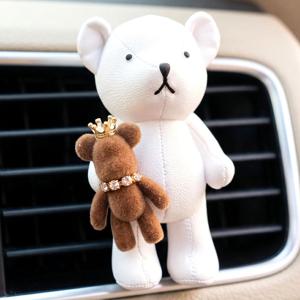 애착곰 석고방향제 귀여운 인테리어 소품 향기 선물 추천 송풍구 클립 데코 오브제