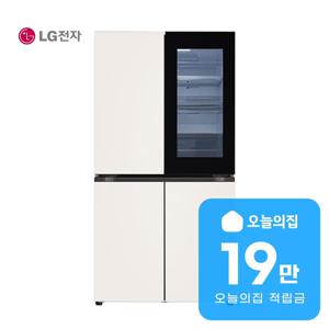 [렌탈] 디오스 AI 오브제컬렉션 노크온 냉장고 870L T876MEE312