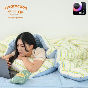 쿨라임 라인업 M2 스트라이프 사계절 차렵이불세트 SS/Q 4color