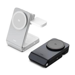 Qi2 25W 3in1 폴더블 맥세이프 초고속 무선 충전기 QW110 화이트