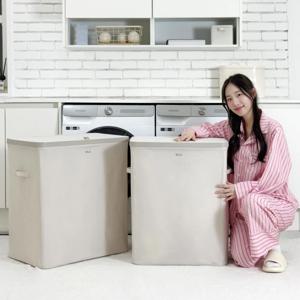 분리수납 빨래바구니 세탁바구니 대형 이동식 빨래통 분리형 냄새차단 2단 3단