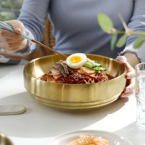 고급 이중 스텐 면기 비빔 냉면 우동 소바 라면 온도유지 그릇