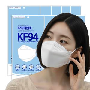 닥터피앤비 프리미엄 KF94 마스크 대형 비말차단 일회용 마스크94 100매